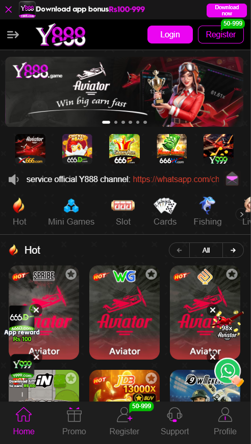 Y888 Game App