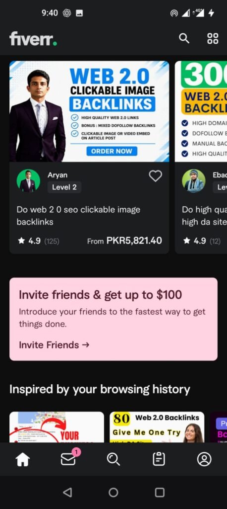 Fiverr App
